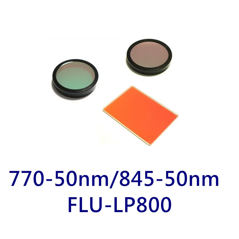 Imagem -05 - Icg Indocyanine Green Dye Fluorescence Filter 845nm Emissão 770nm Excitação Od6 Nível Imaging Inspeção Observação Dedicado