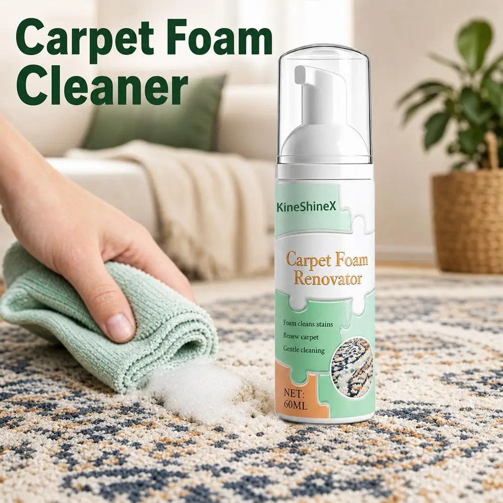 Carpet Fabric Cleaning Foam Household Fabric Dry Cleaning Stain Remover Suitable For Sofa Multifunctional Cleaning Fluid