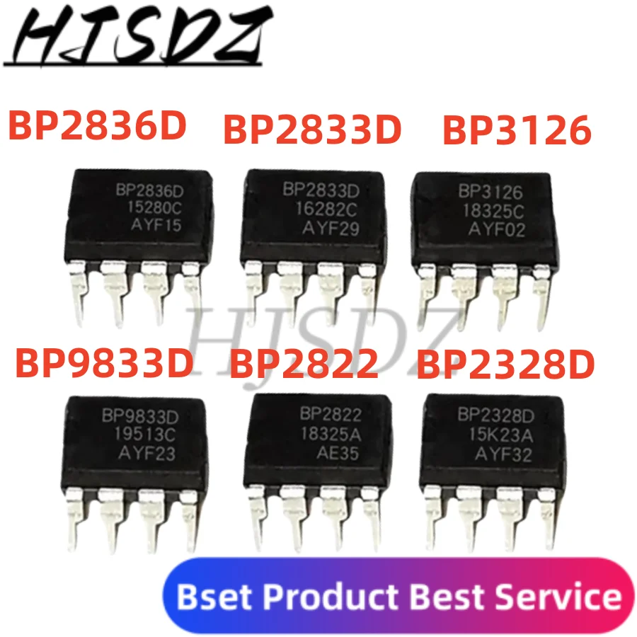 (10piece)100% New BP2836D BP2833D BP3126 BP9833D BP2822 BP2328D DIP-8 Chipset