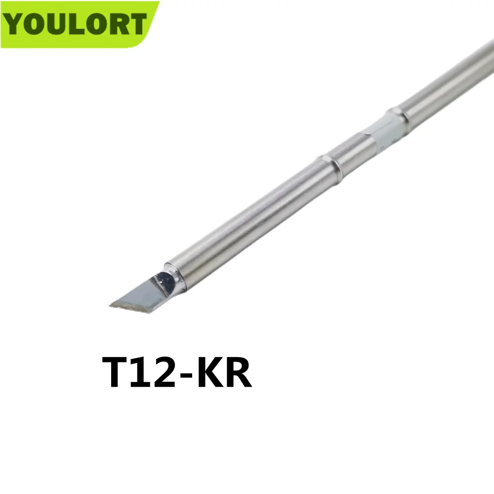 YOULORT T12-KR Shape K series Welding iron tips soldering heads tools 70W for FX9501/907 T12 Handle OLED&LED station