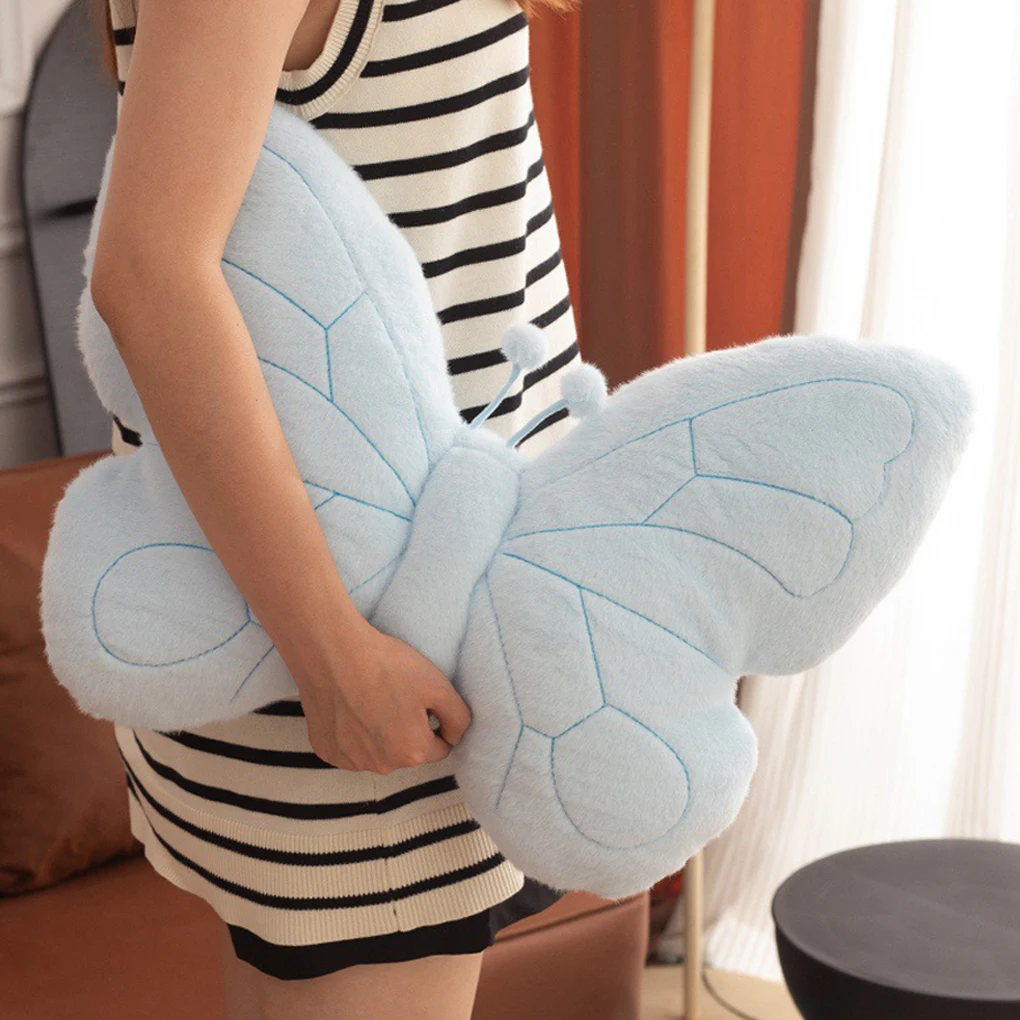 Visual Effects With Unique Butterfly Bow For Study Rooms And Photo Props 3D Butterfly Throw Pillows Pillow