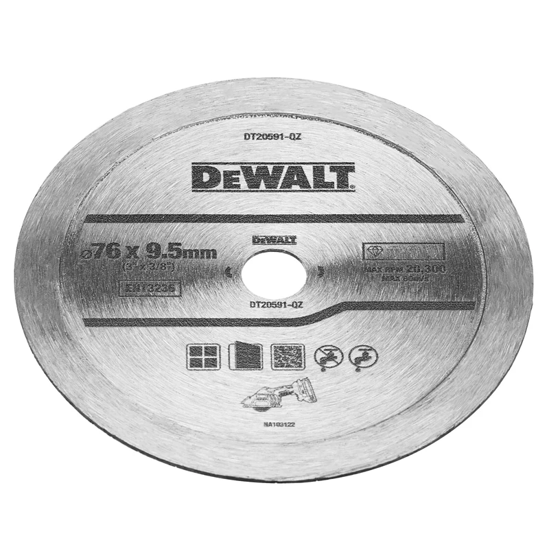 DEWALT 원형 톱날 절단 휠, 범용 다기능 절단 도구 액세서리, DT20590, DT20591, DT20592