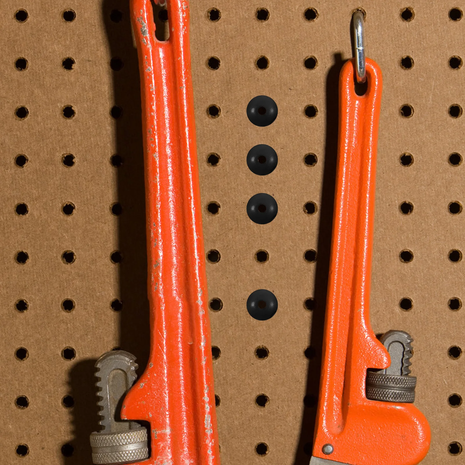 

120Pcs Pegboard Hook Locks Rubber Hook Fasteners Secure Attachment Peg Hooks Retainers Stops Accessories Pegboard Hooks Stoppers