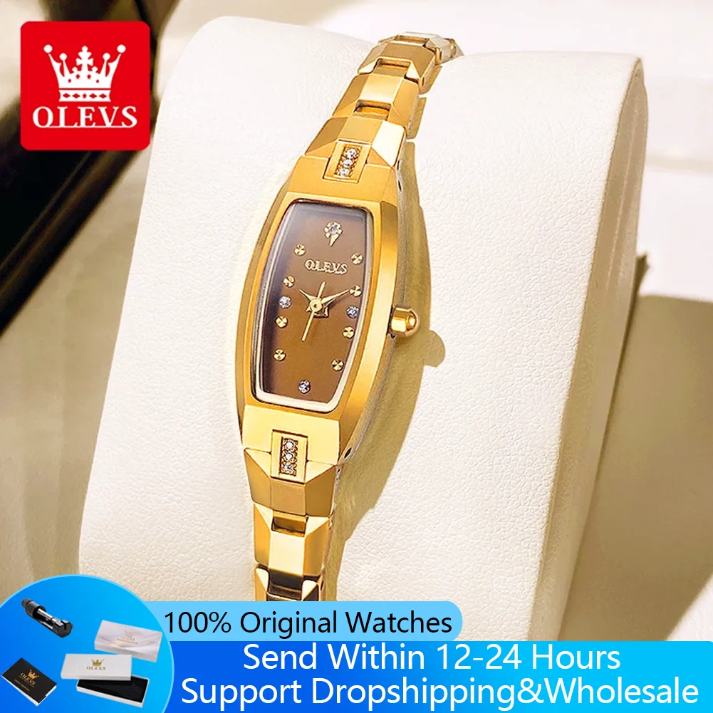

OLEVS 5501 Woman Watch Japan Quartz Movement 30M Waterproof Watch For Women Tungsten Steel Strap Fashion Business Wristwatch