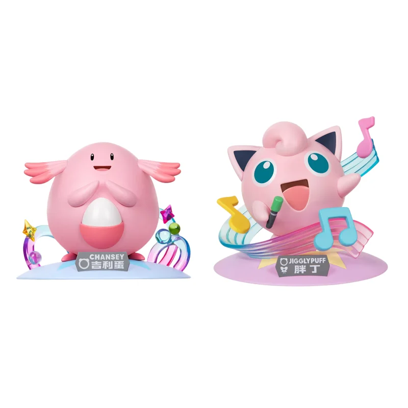 

Pokemon Anime Action Figures Jigglypuff Chansey Original Funism Genuine Collection Model Ornaments Toys Birthday Gifts