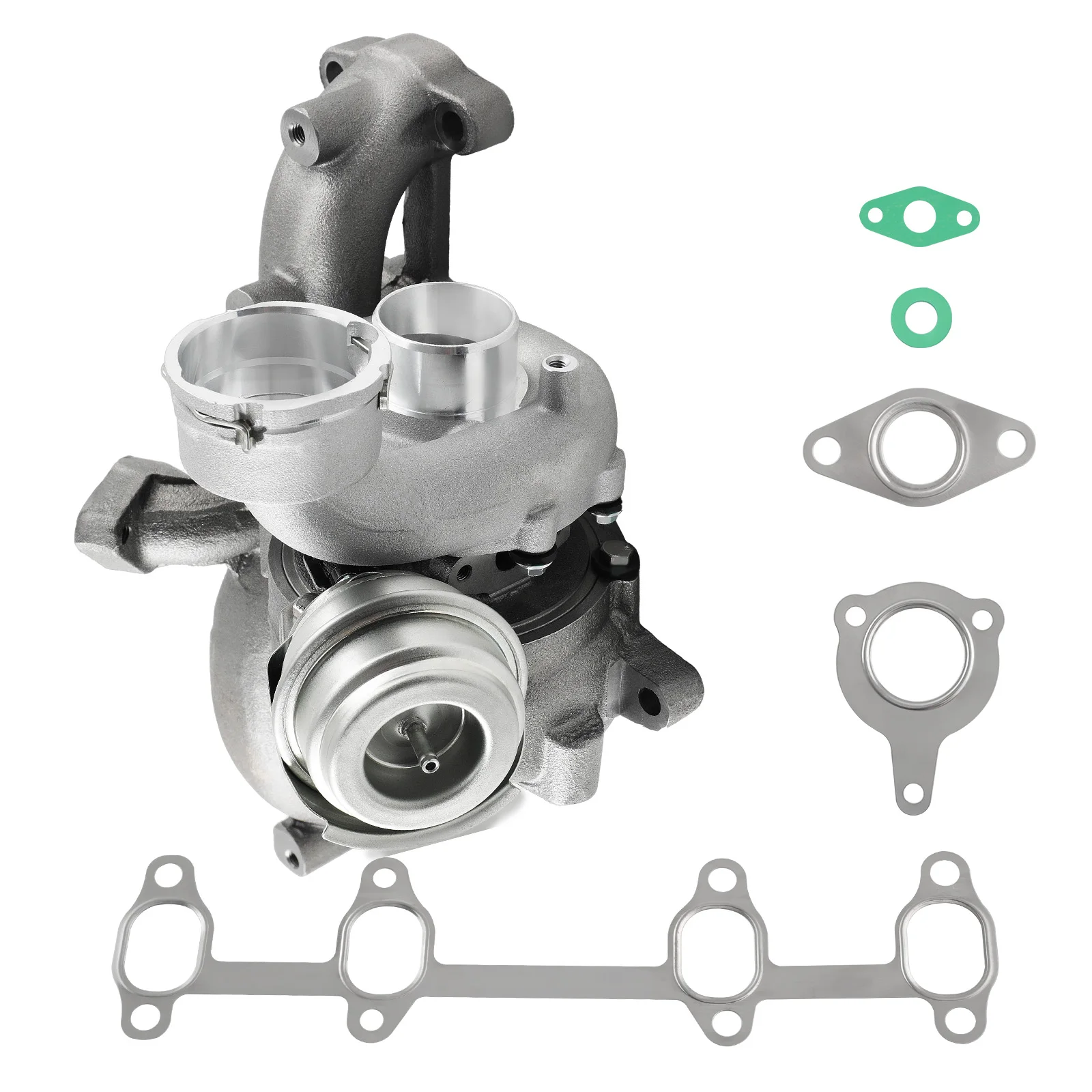 Turbolader 721021   für Audi A3 1.9 TDI 150HP 1998-Turbine + Krümmerdichtung 724930 -5009s