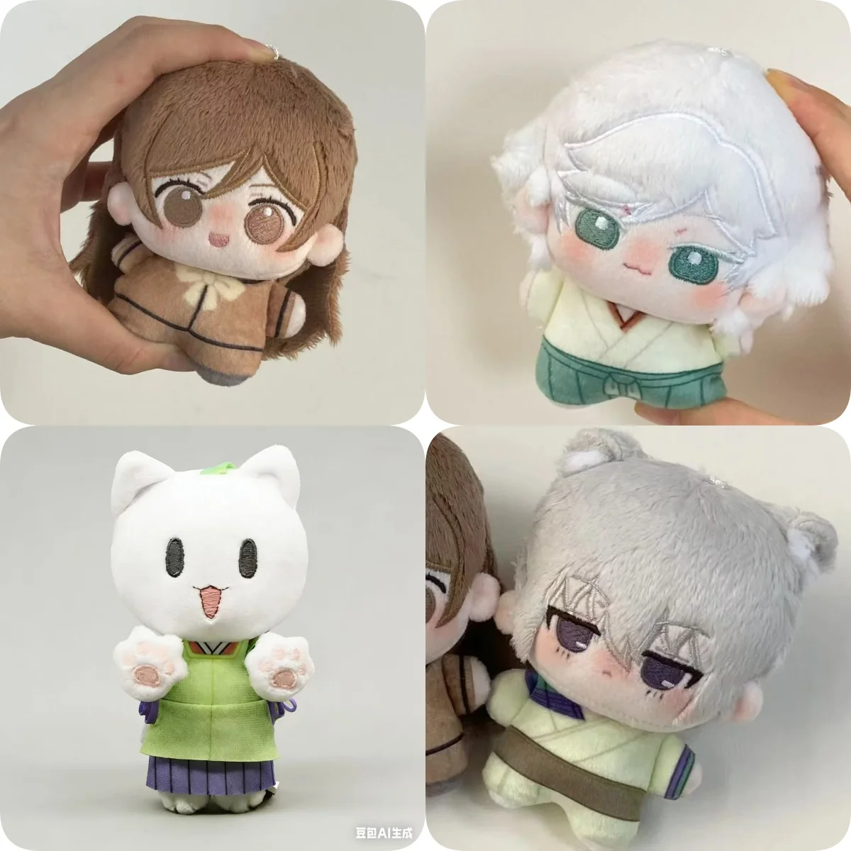 New 10cm Anime Girls Momozono Nanami Tomoe mizuki Kawaii Cosplay Starfish Cotton Body Bags Pendant Mini Dango Figures Fans Gift