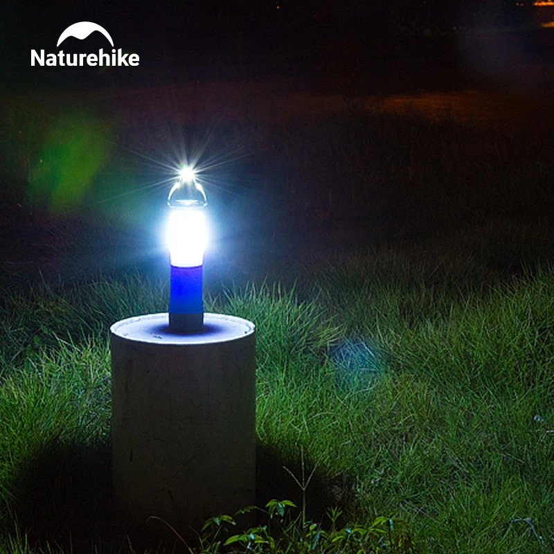 Naturehike Outdoor LED Tent Light Lamp Camping Multifunctional Outdoor Zoomable Flashlight Work Light Searchlight Emergency