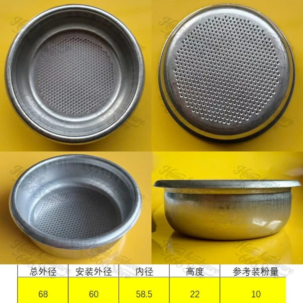 Coffee Machine Handle Powder Bowl 68mm