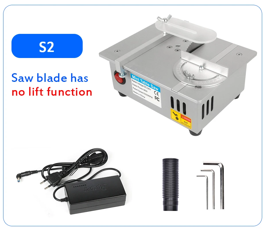 Mini Tafelzaag 96W 5000 RPM Houtbewerking DIY Snijmachine Elektrische Desktop Zagen Bench Saw Huishoudelijke Snijmachine 775 Motor
