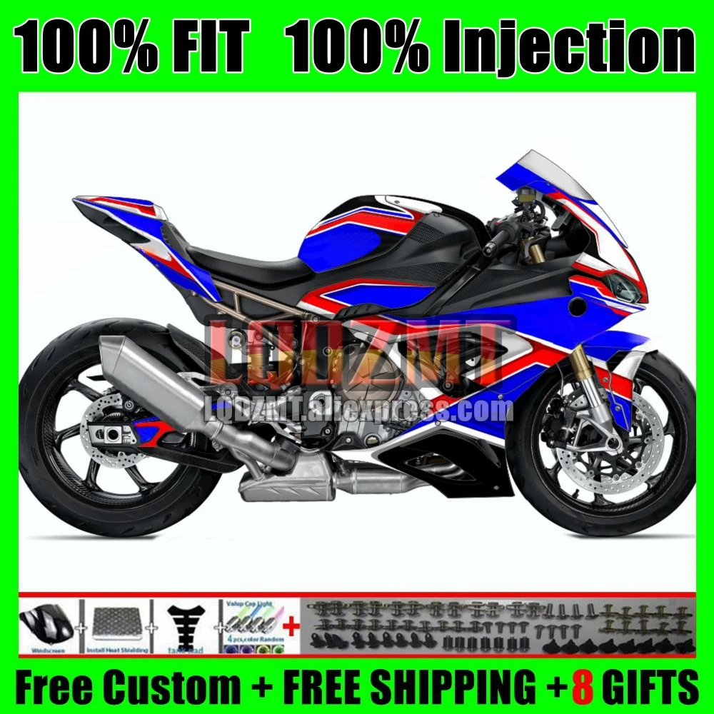 Injection For BMW S1000 RR S1000-RR S 1000 RR Blue red new CC 104No.8 S1000RR 19 20 21 22 S 1000RR 2019 2020 2021 2022 Fairing