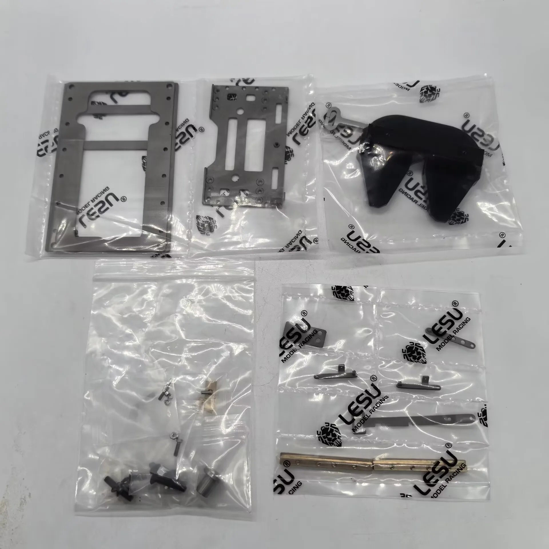 1 set LESU 1/14 for Tamiya towhead M-7004-A metal simulation movable millstone modified car DIY model accessories