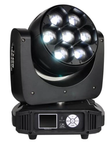 

LED Wash Zoom Moving Head Lights 7 40W RGBW from Spark