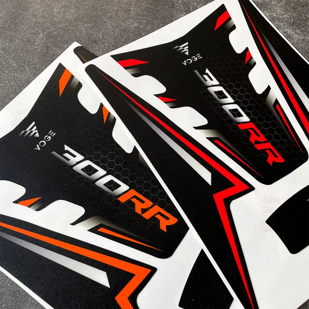 For VOGE 300RR Motorcycle Thick Frosted Fuel Tank Protective Sticker Motorcycle Anti-scratch Wear-resistant Decorative Decal