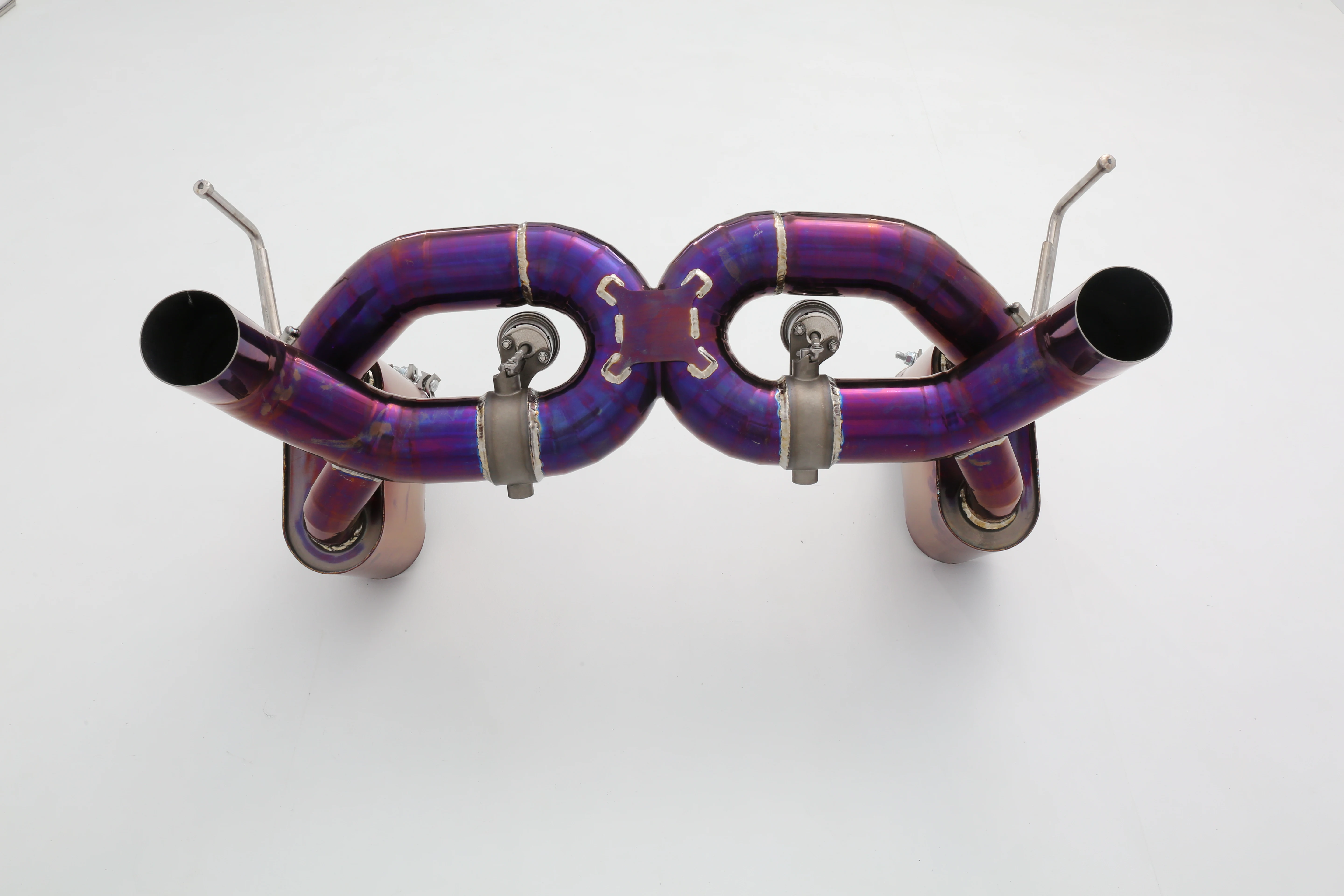 Custom Designed 304 Stainless Steel/Titanium Valved Exhaust System Perfect Fit for F8 3.9T V8