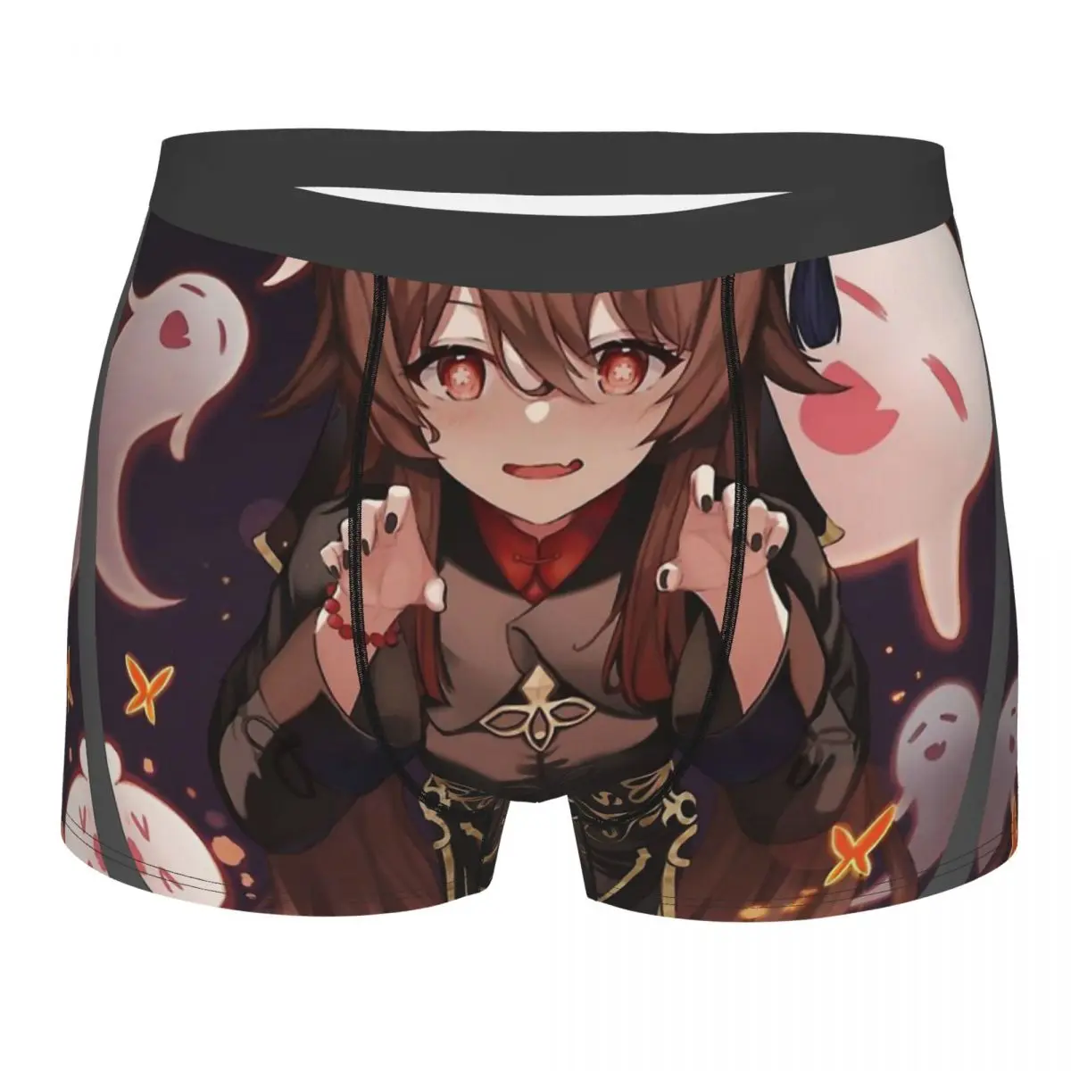 Hutao Genshin Impact Underpants Cotton Panties Male Underwear Ventilate Shorts Boxer Briefs