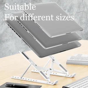 Dizüstü bilgisayar için ayarlanabilen katlanabilir stand, Dizüstü bilgisayar tutucusu, dizüstü bilgisayar tutucusu, Macbook Air ve Pro için ABS tutucusu, Aksesuarlar ve kullanışlı En iyi 10 satış-destek-bilgisayar-taşınabilir-no. 3