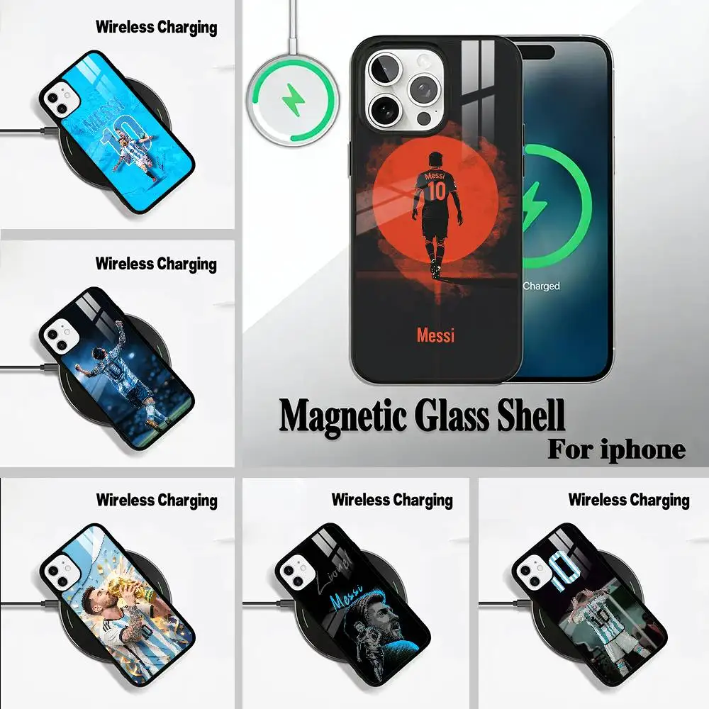 

M-Messi-10 For IPhone17 16 15 14 13 12 11 Plus Pro Max Plus Wireless Charger Phone Case