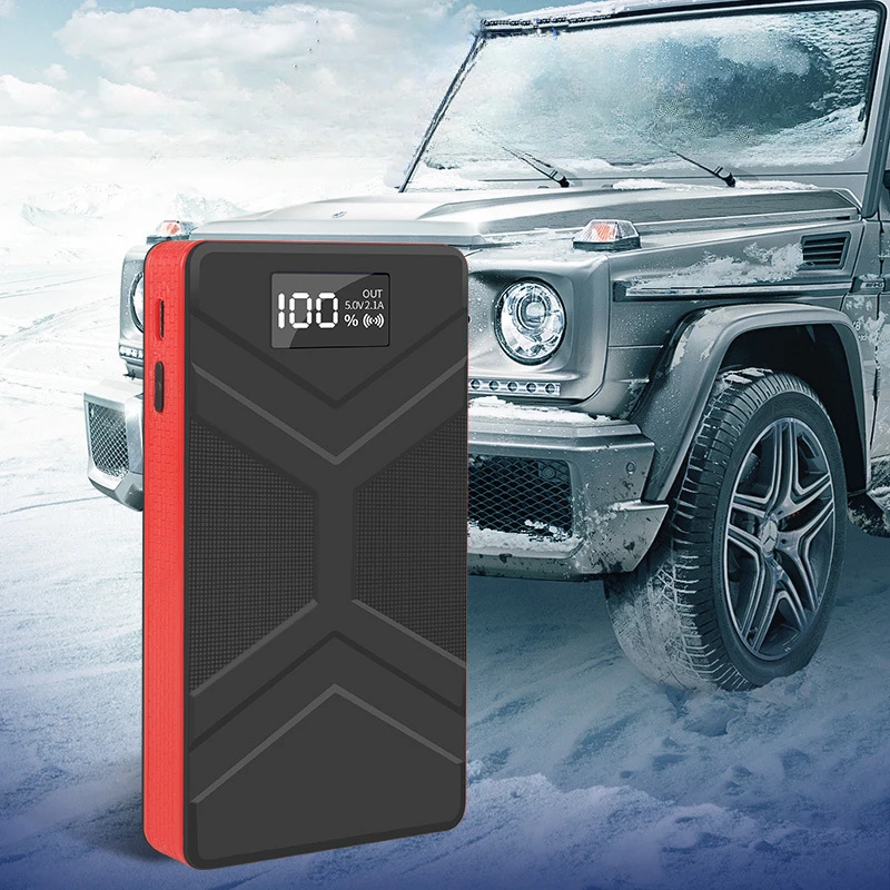 12V 6500mAh Auto Starthilfe Power Bank Notstromversorgung Tragbare Notfall Starter Auto Batterie Booster Ausgang