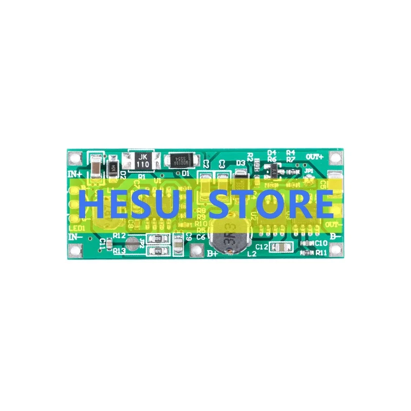 3.7V Lithium battery DC UPS uninterruptible module Charge and discharge boost voltage 9V/12V Power supply boost voltage