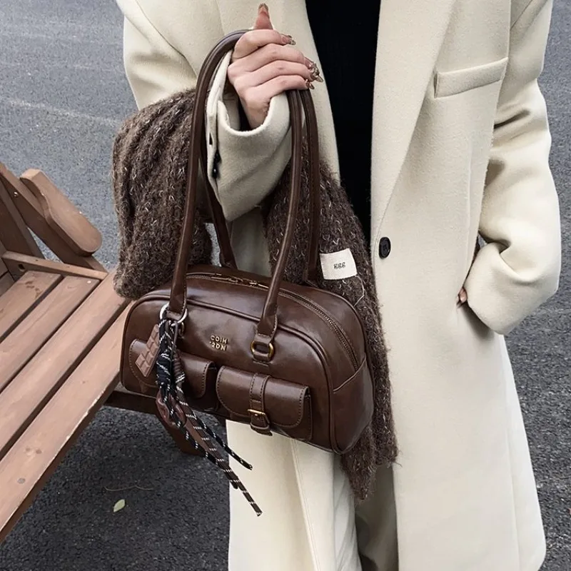 Luxury Popular Classic Designer Diaper Bag For Women Fashionable Leather Tote Large Capacity Elegant Crossbody Shoulder Bag