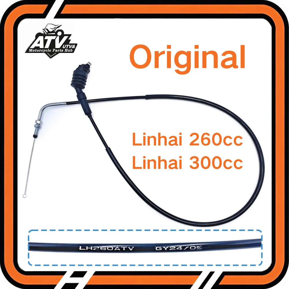 

Original Throttle Cable For Linhai 260cc 300cc ATV Throttle Cable 105cm LONG Throttle Cable 20114 20114B 4.5.01.0010 LU015104
