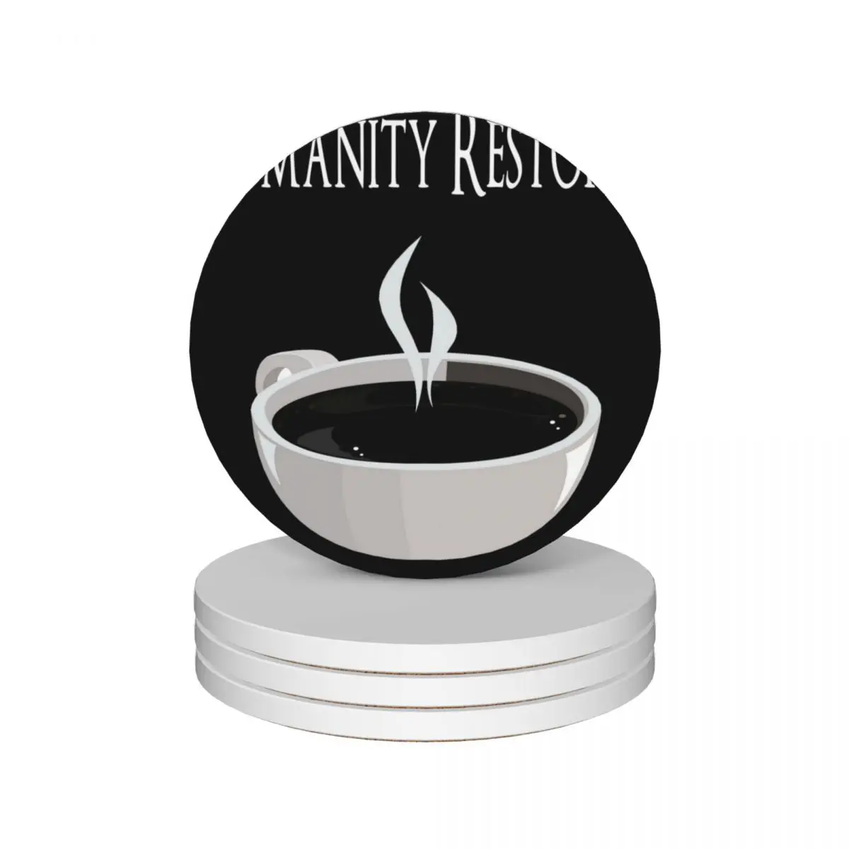 

Humanity Restored Ceramic Coasters (Set of 4) tile mug set tea cup holder Coasters