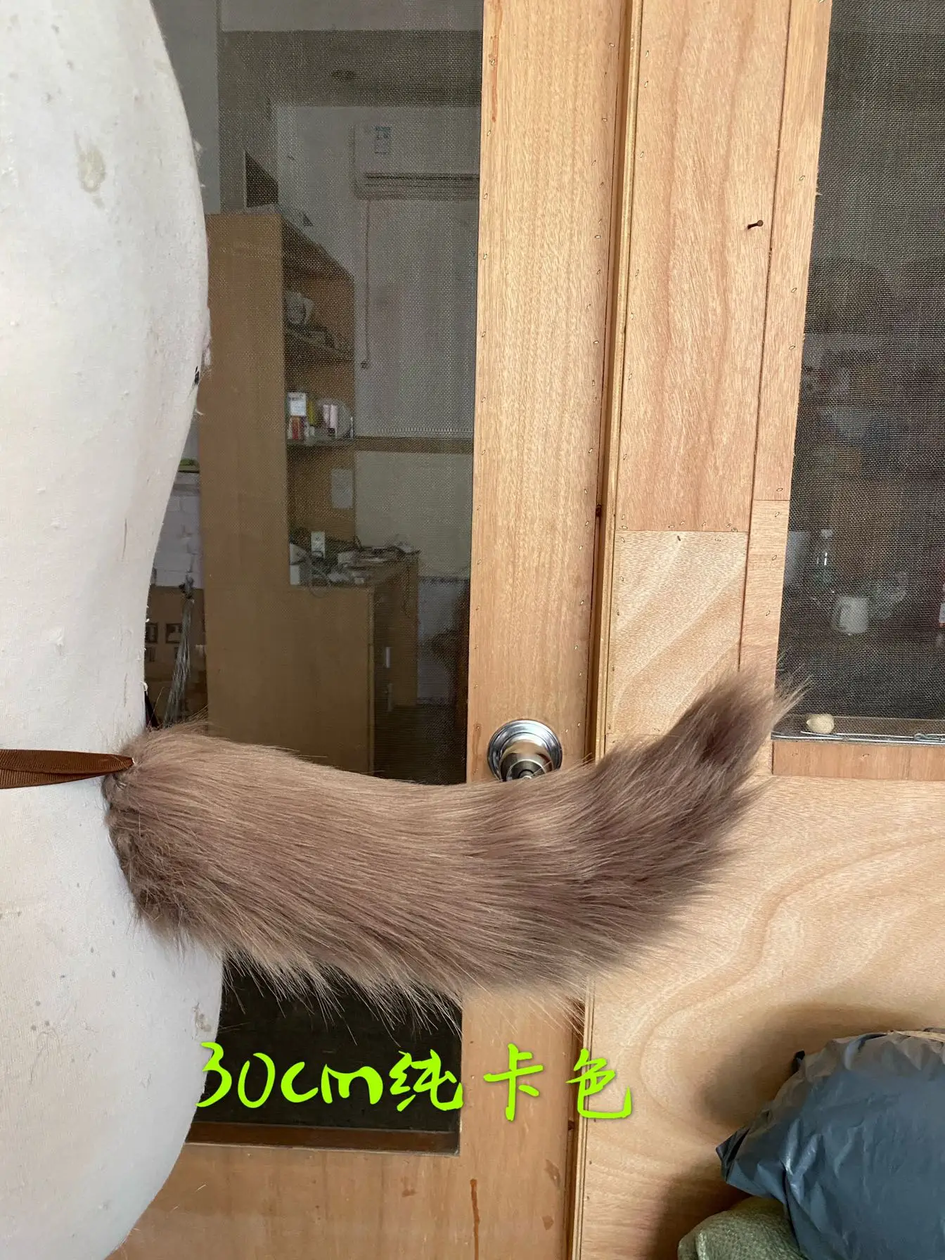 Anime Twisted-Wonderland‌ Ruggie Bucchi African hyena Dog Wolf Tail Ears CosPlay Props for Halloween Fancy Party Accessories