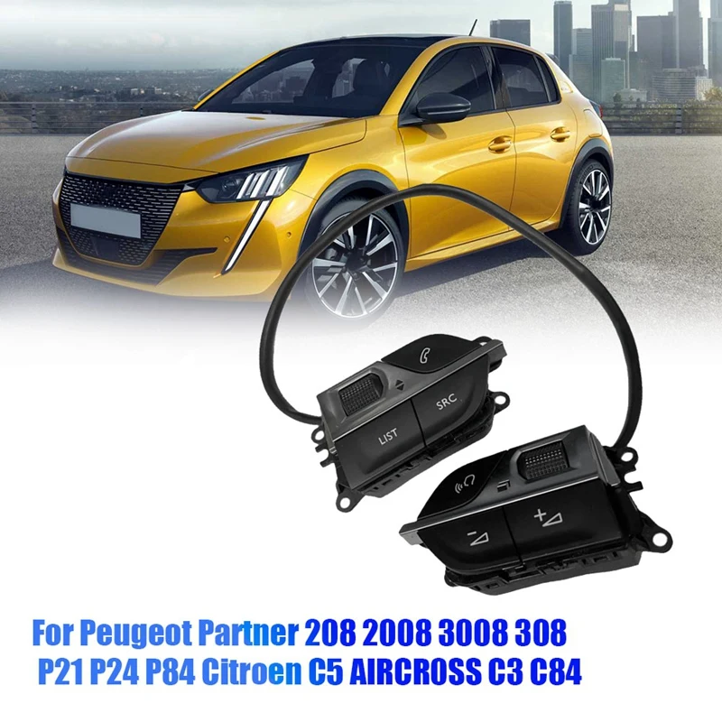 

Многофункциональный переключатель в сборе 9812313777 98255044 ZD для Peugeot 208 2008 308 3008 Citroen C5 C3 C84