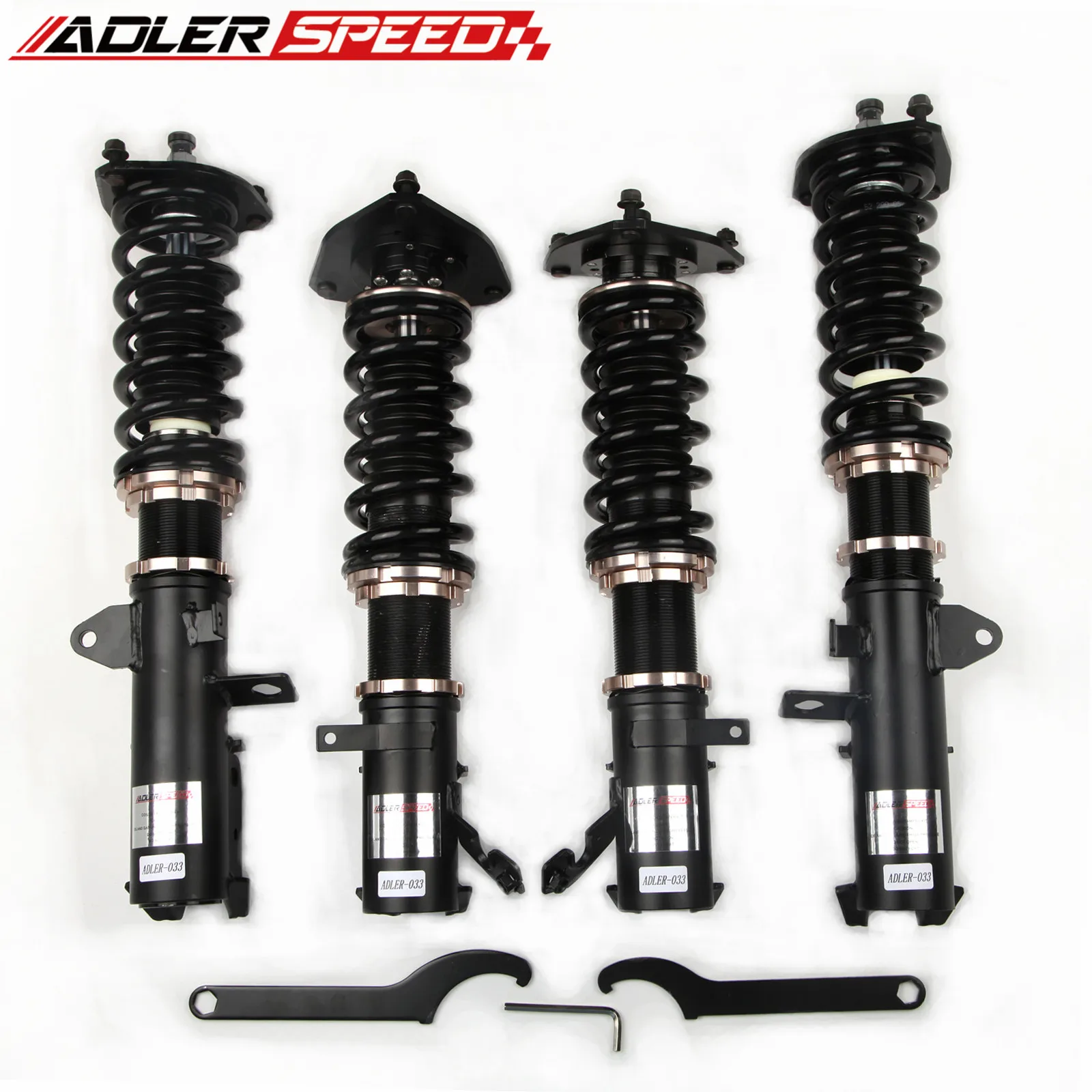 

ADLERSPEED 32 Levels Damper Coilovers Lowering Suspension Kit For Corolla Sedan 93-97 FWD Adjustable