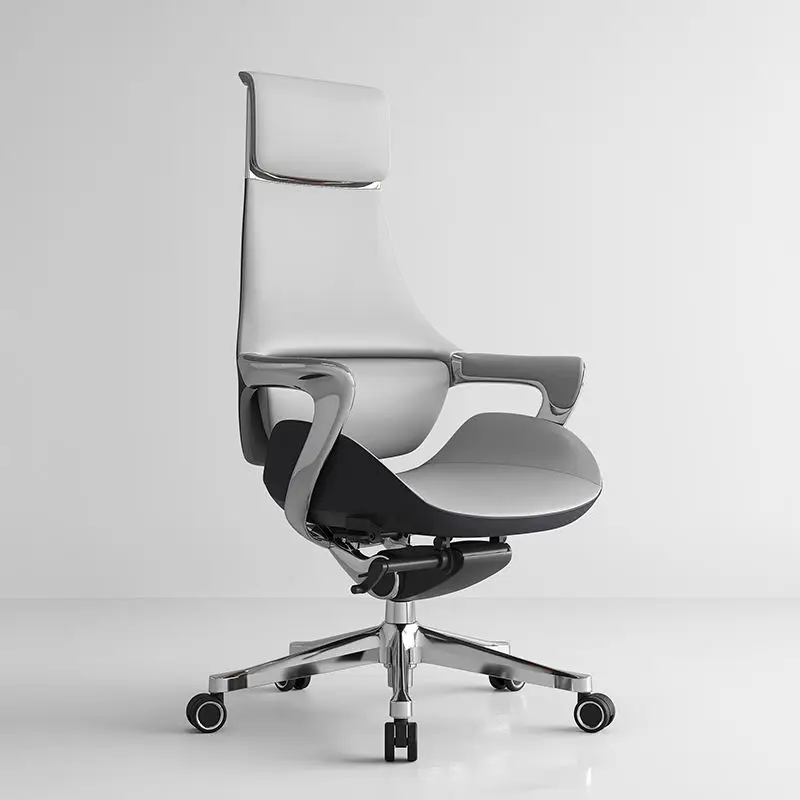 High Back Leather Chaises De Bureau Comfortable Luxury PU Revolving Guest Manager CEO Office Executive Chair
