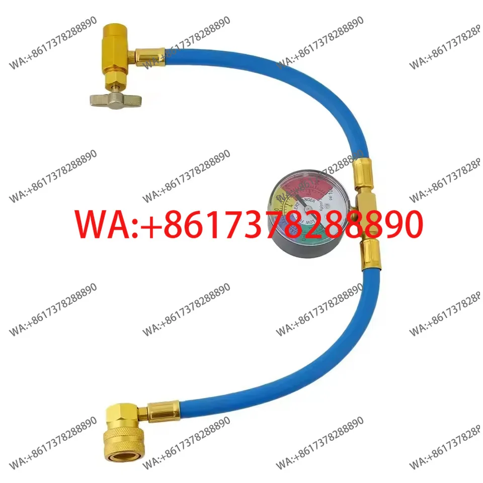 

Инструмент для заправки фреоном R134A в автомобильные кондиционеры, трубка для заправки, детектор хладагента для автомобильных кондиционеров