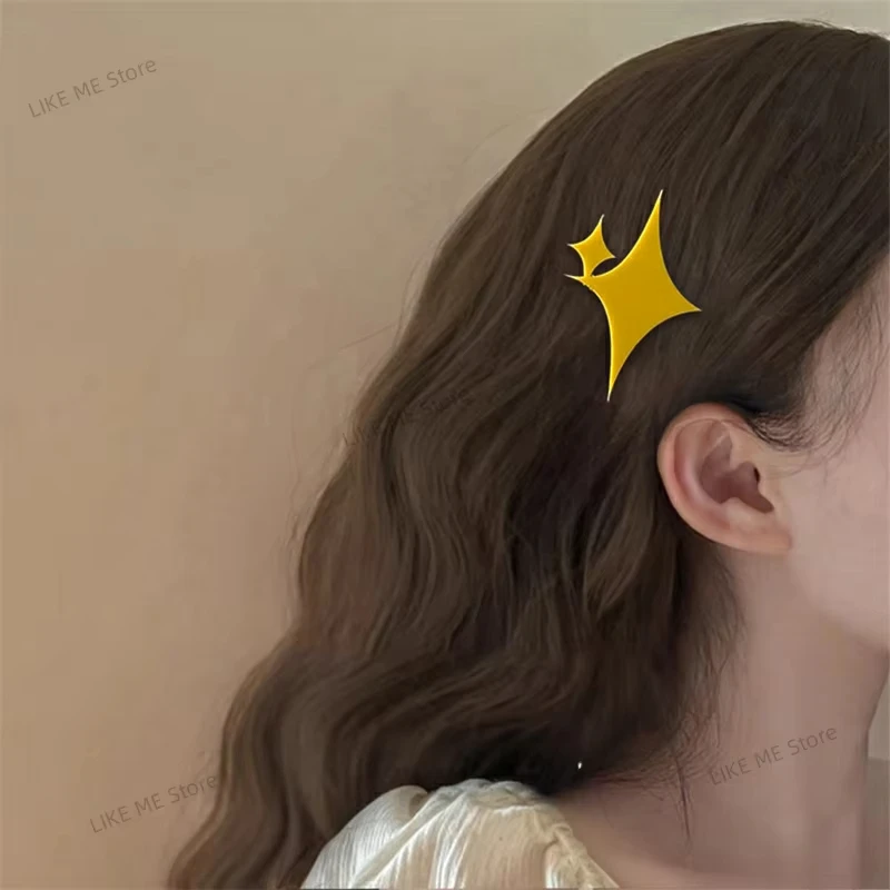 Sweet Cartoon Star Hairpins for Women Revue Starlight Kagura Hikari Cosplay Star Hair Clips Headwear Girls Hair Accessories view 3