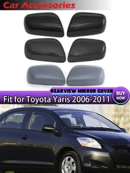 Specchietto retrovisore Tappo di Copertura Porta Laterale Ala Involucro Per Toyota Yaris 2007 2008 2009 2010 2011 Porta Specchio Esterno Alloggiamento Borsette coperchio