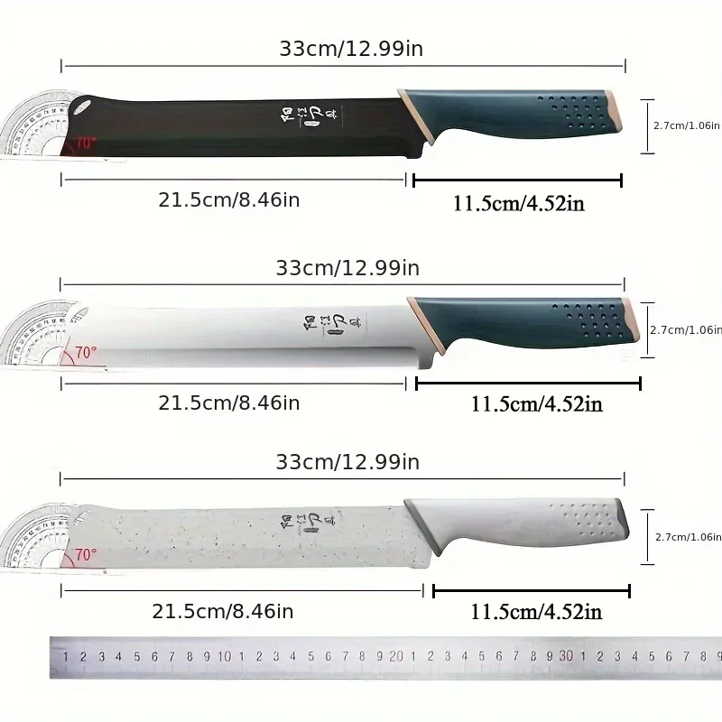 New fruit knife household extended watermelon knife stainless steel sharp cutting meat kill fish cooking multi-purpose knife