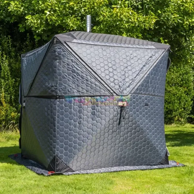 STLF Hot Selling 4-6 Persons Insulated Hexagon Tent Portable Straight Bracing Type For Outdoor Winter Camping Hiking Ice