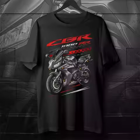 Summer Cotton Round Neck Short Sleeves for Men Women Honda CBR1000RR 2006-2007 Motorcycle T-Shirt for Riders Comfortable