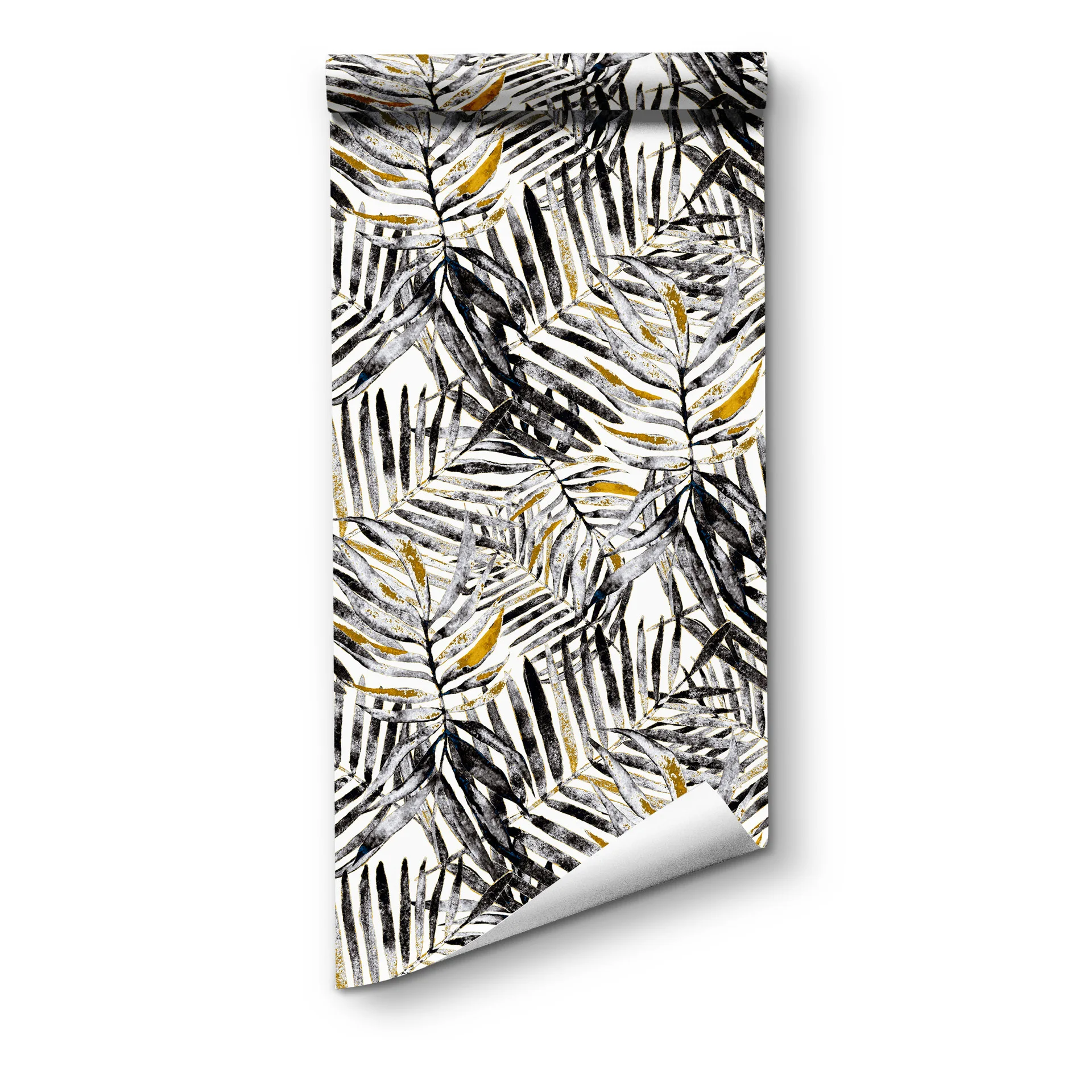 Palm Leaf Wallpaper Tropical Botanical Self Adhesive Removable Contact Paper Waterproof Wall Sticker for Living Room Cabinet