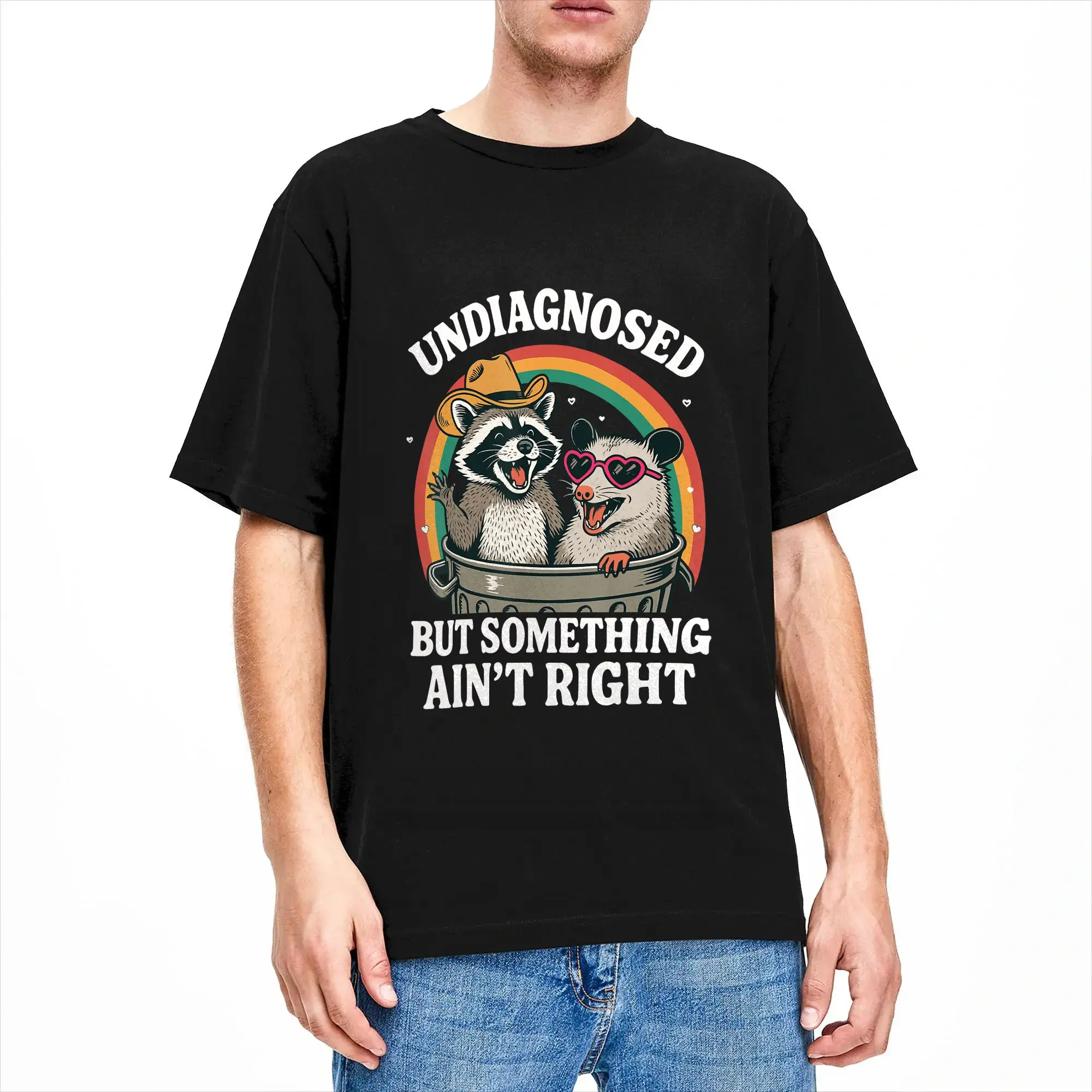 Undiagnosed But Something Ain‘t Right T-Shirt Mens  Funny T Shirts Summer O Neck Fashion Tee Shirt Design Big Size Clothing