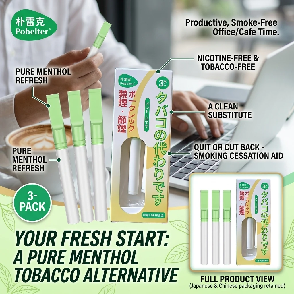Flavored Smoking-Cessation Sticks Replacement Inhaler Fresh Breath Aid Smoking-Cessation Support For Car And Train Travel Use