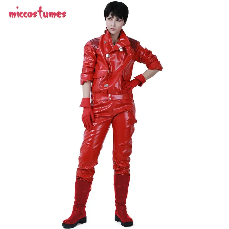 CyMiccostumes Men's Kaneda Cosplay Costume Motorcycle Clothing Jacket Halloween Cosplay Costume Fancy Outfit view 2