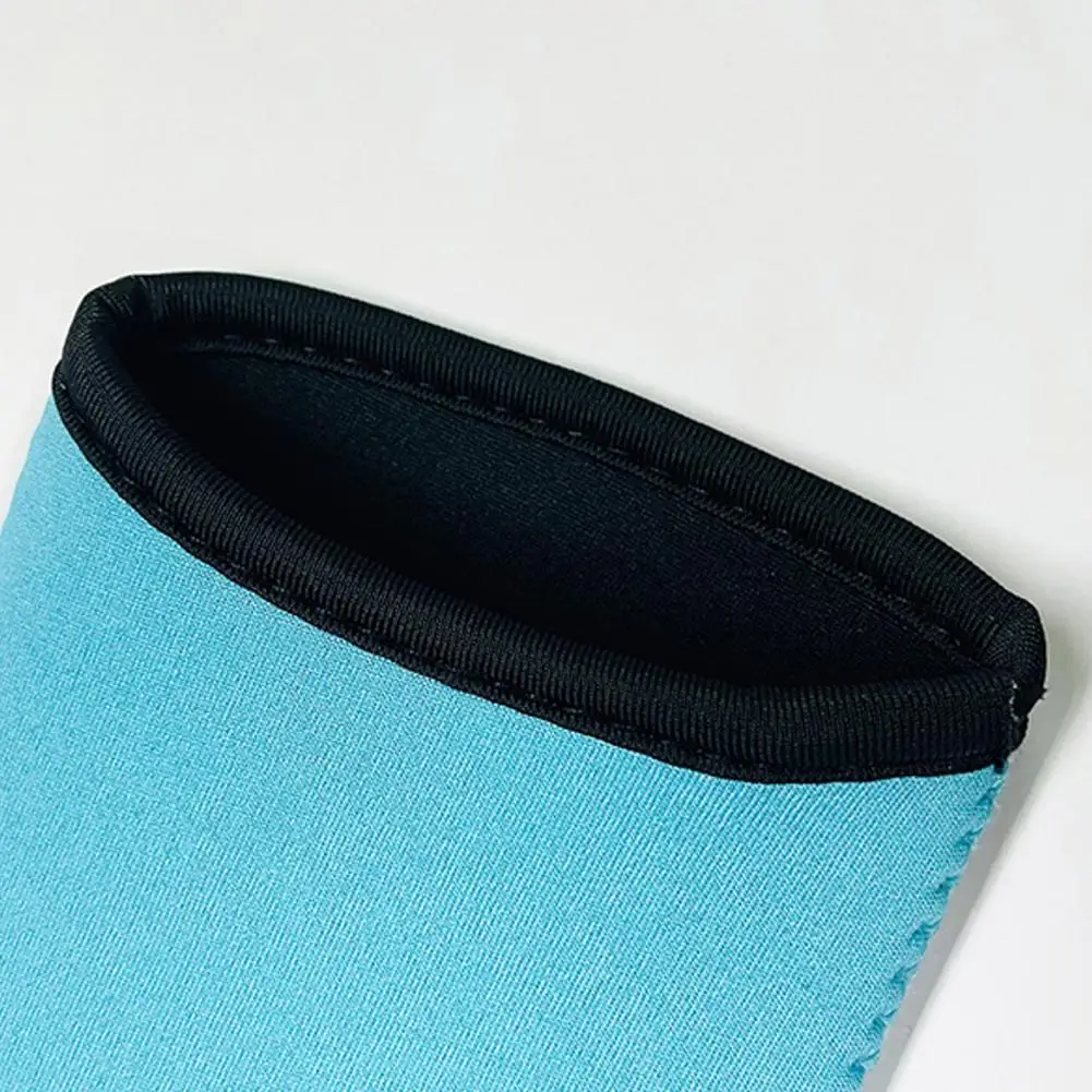 Cover for Drinks Handheld Bottle Cooler Portable Beer Cooler Sleeve Reusable Beverage Insulator for Camping Hiking Solid Color