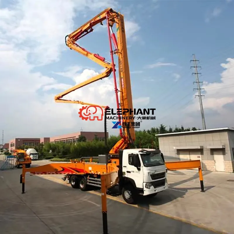 XS62 Construction Equipment Electric Cement Mixer Core Engine Motor Concrete Pump Truck for Efficient Concrete Delivery