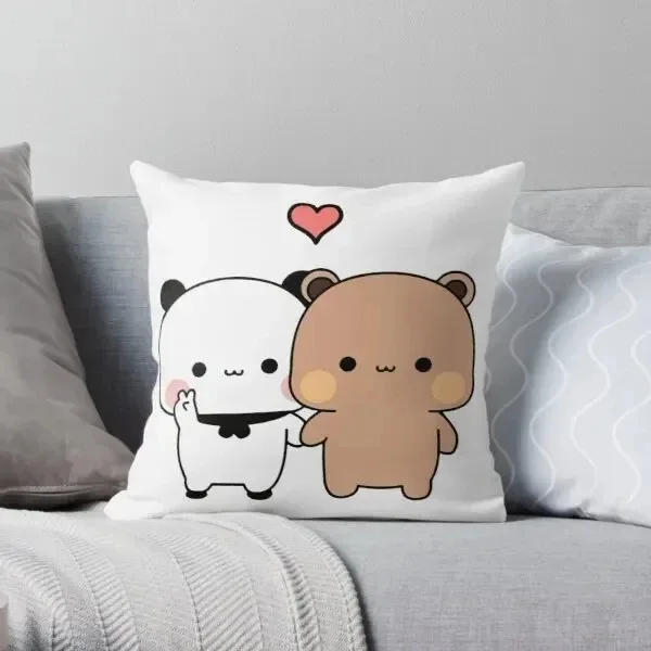 Panda Bubu Dudu Pattern Decorative Pillowcase Home Decorative Cushion Pillowcase Bedding
