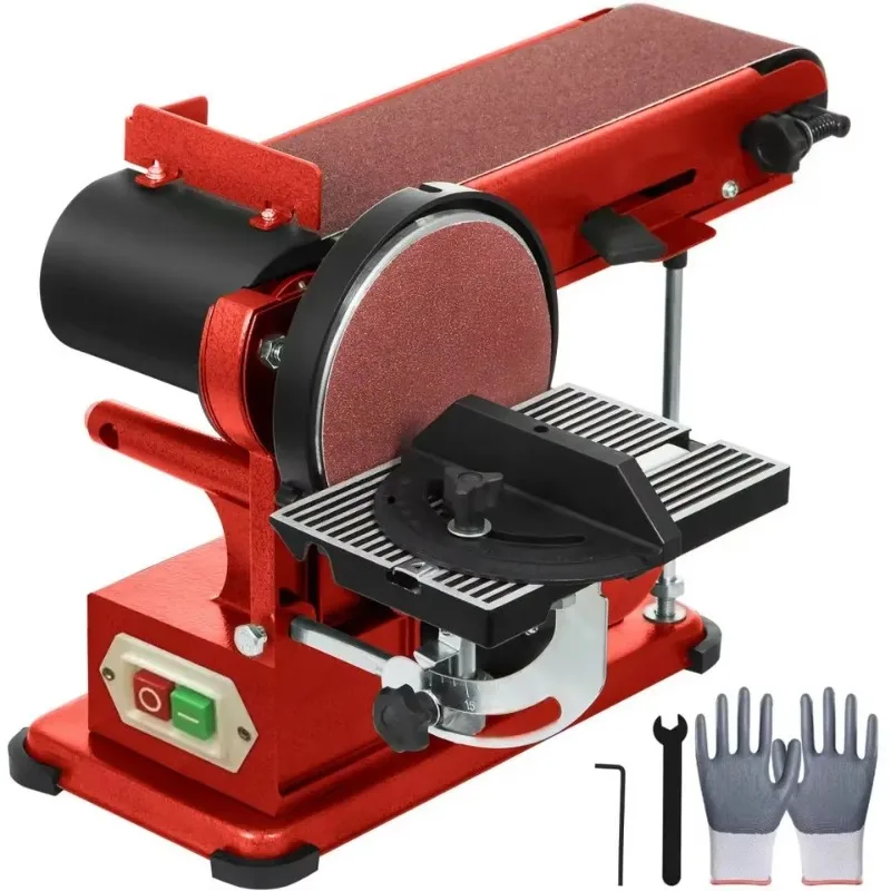 Automatic Multifunctional Tabletop Disc Belt Sander  Compact Woodworking Polisher Grinder for Sharpening and Sanding