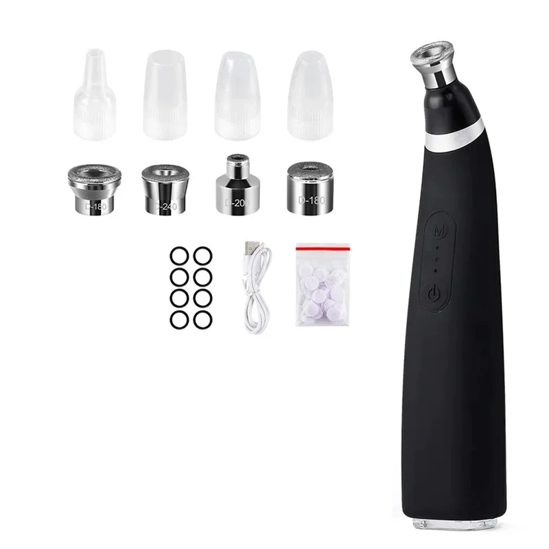 A23F-Portable Diamond Peeling Machine Microdermabrasion Facial Cleaning Blackhead Removal Device Handheld Exfoliator Set