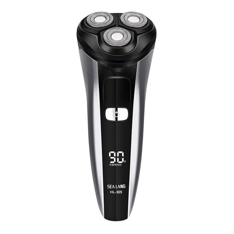 Portable Rechargeable Trimmer for Both Wet and Dry Shaving Men’s Electric Shaver with Pop-up Trimmer Ideal for Business Travel