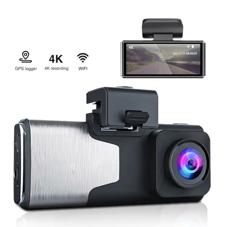 dash cam front and rear 4k wifi GPS Motion Detection parking monitoring 4 inch IPS touch screen DVR camera car black box dashcam