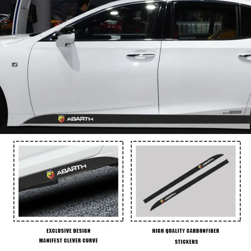 2Pcs Car Body Stick… - image