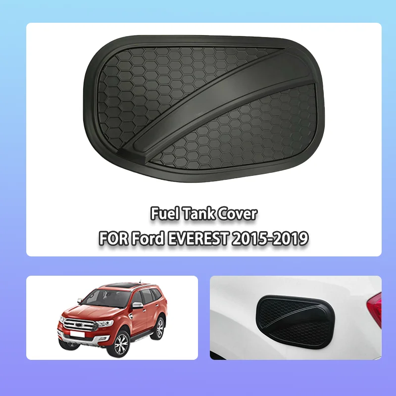 

Auto oil Fuel Tank Cover accessories black color For Ford EVEREST 2015-2019 Exterior body kits Accessories Trim